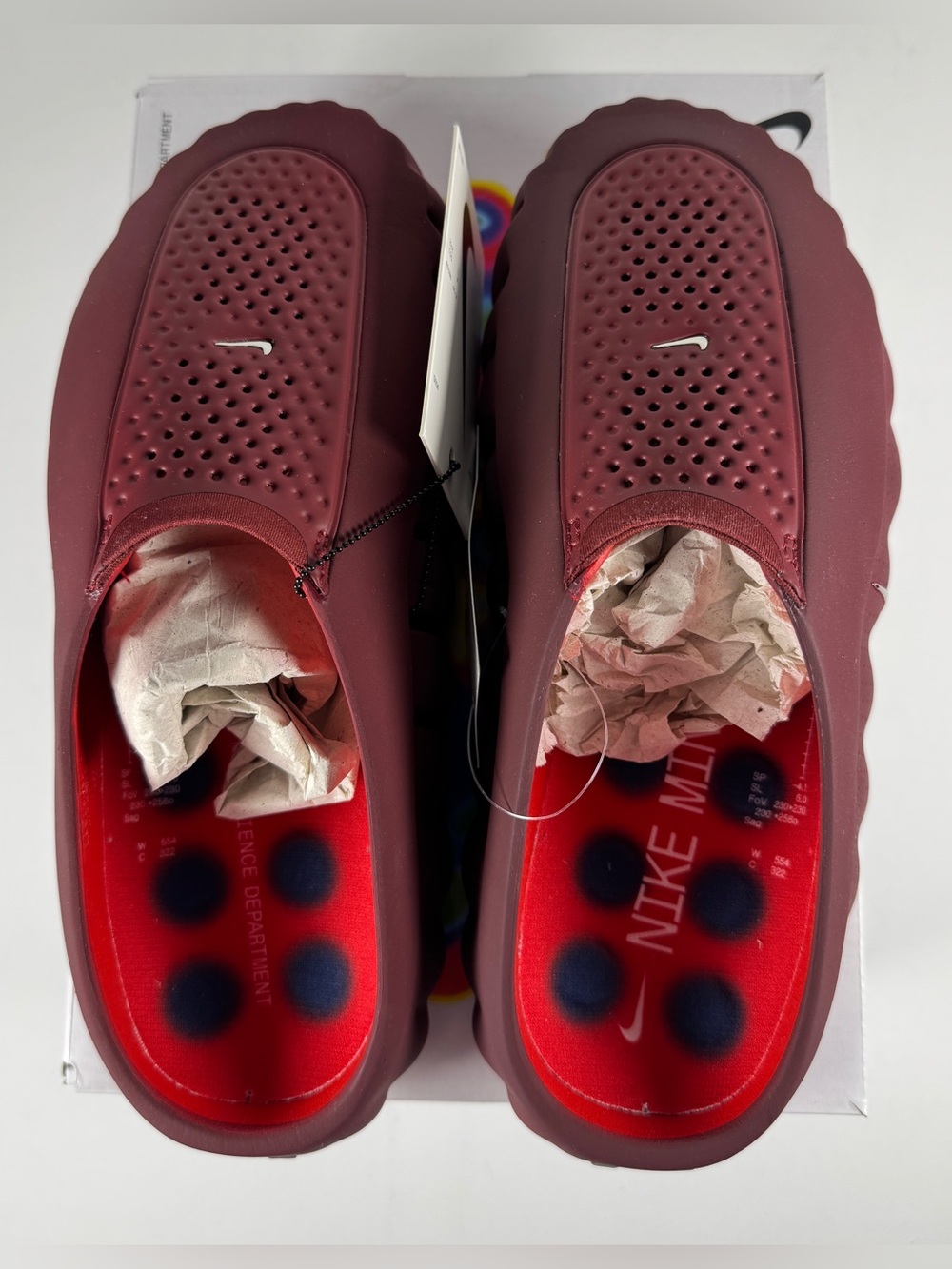 Nike Mind 001 Slide Team Red/ University Red. HQ4307-601  Mens 9 - Picture 4 of 7